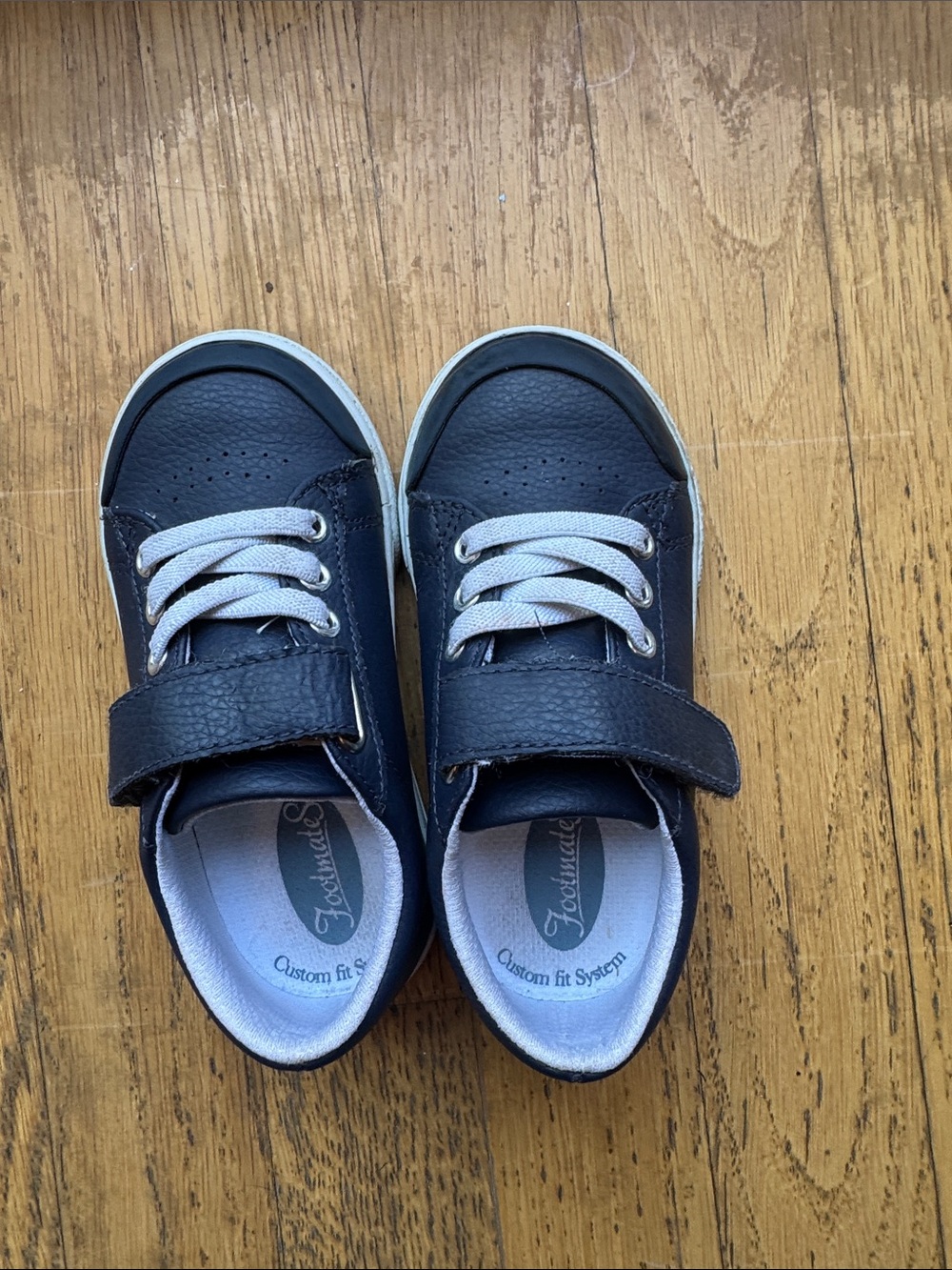 FootMates Kids Navy Blue Sneakers with White Laces